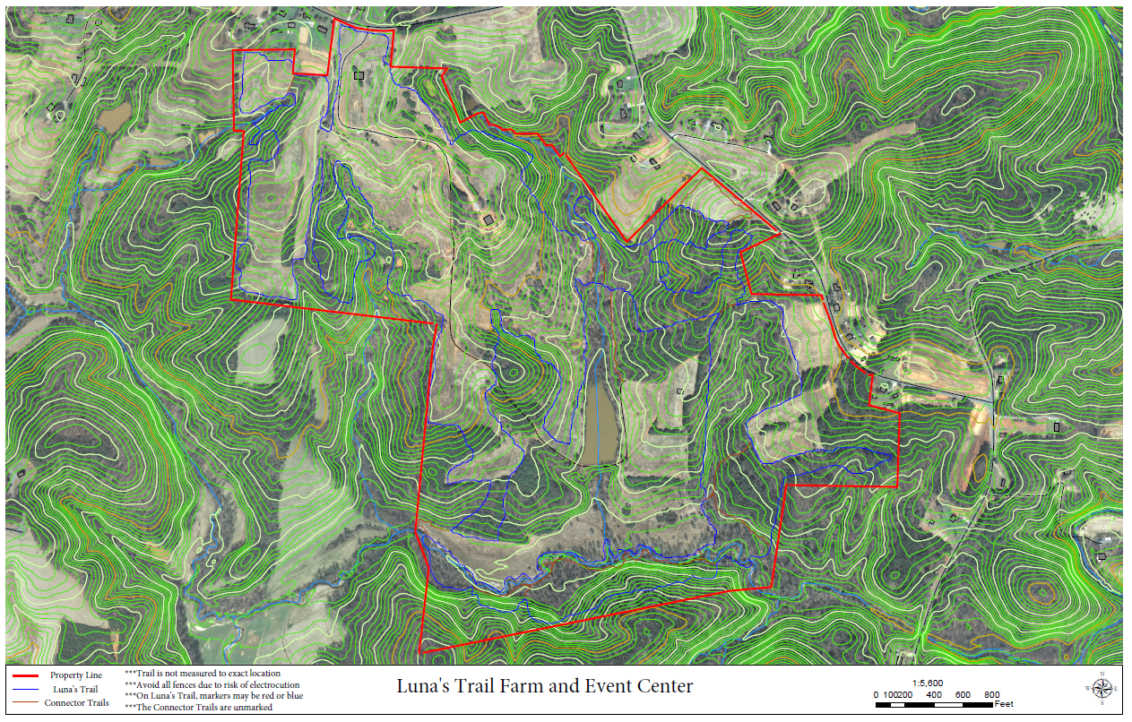 Map of Luna’s Trail
