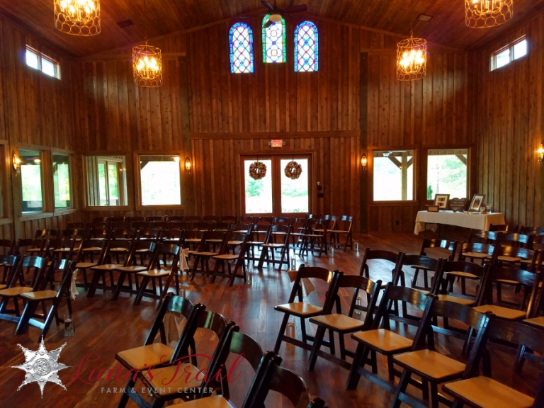 indoor wedding