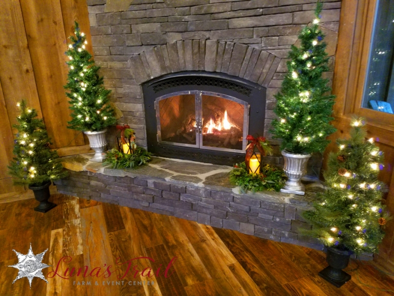 Fireside wedding