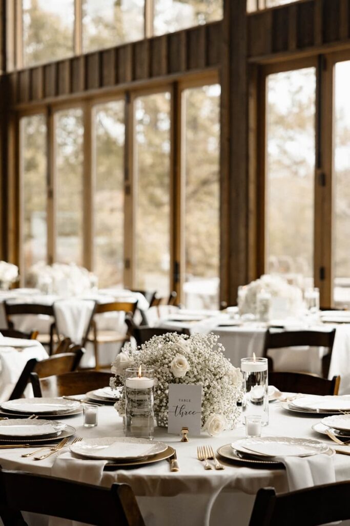 wedding table setting