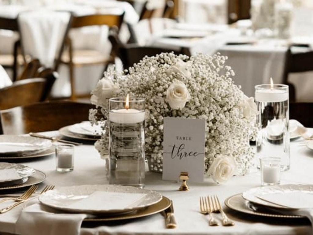 elegant wedding table
