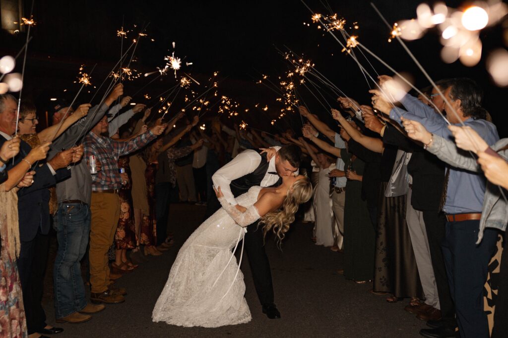sparkler sendoff